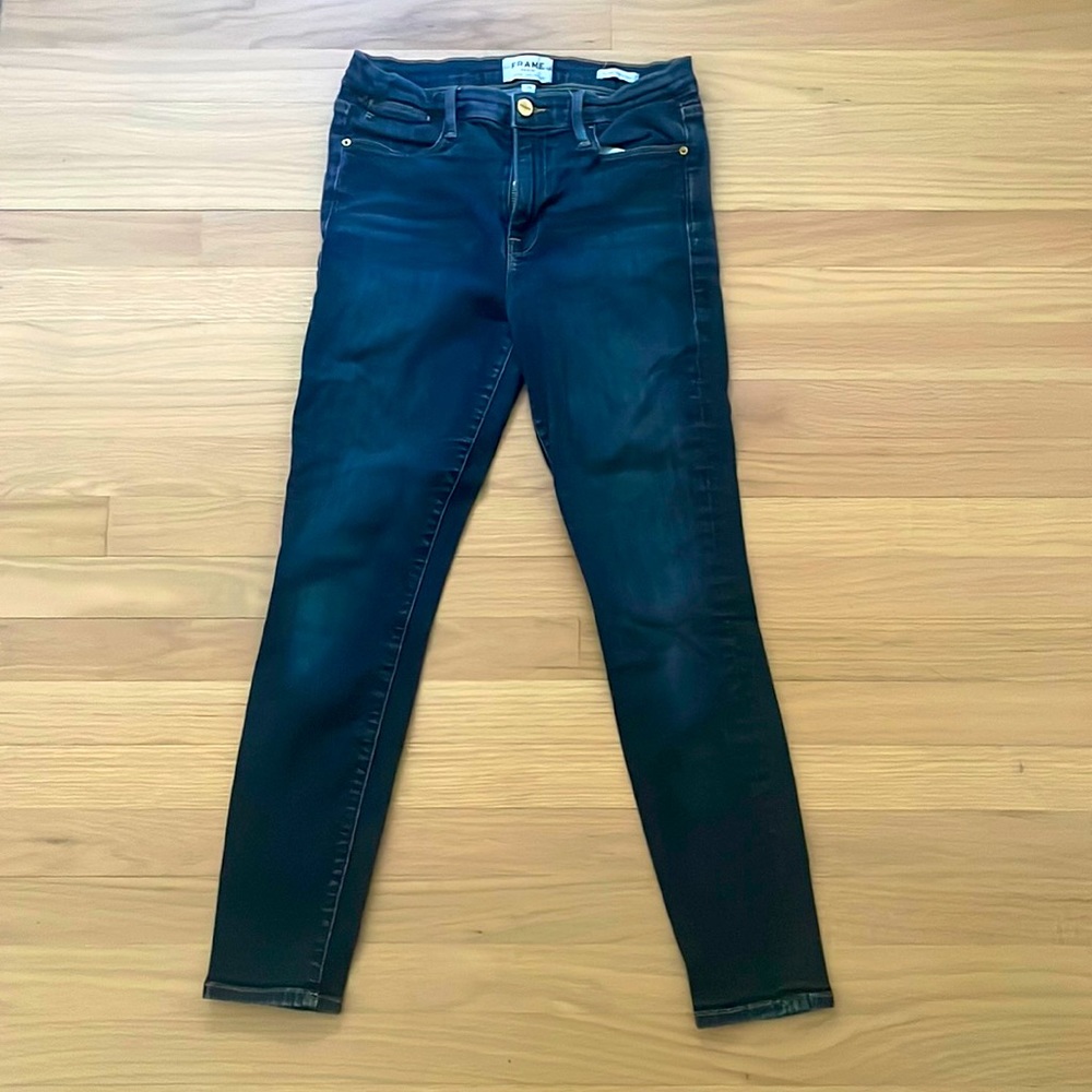 Frame denim size 29 le high skinny crop
